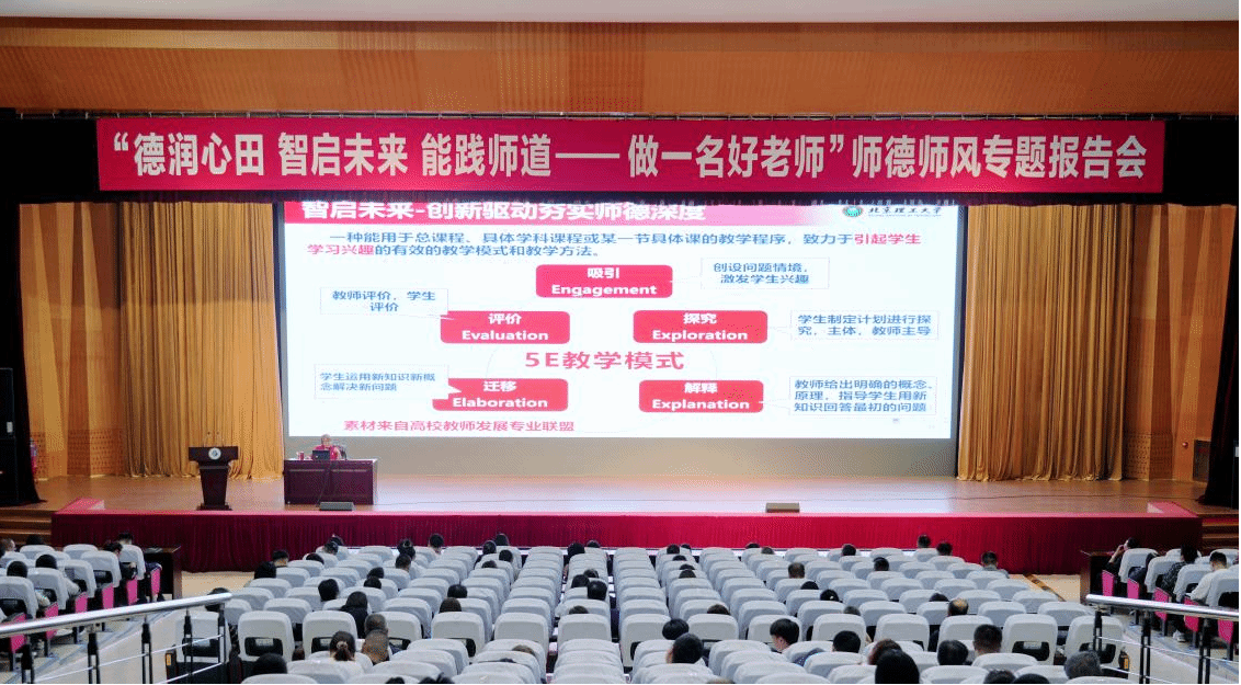 学校举办师德师风专题报告会