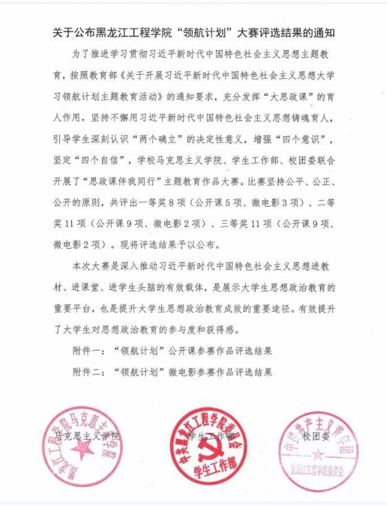 【主题教育】我校“思政课伴我同行”暨领航计划主题教育作品大赛圆满落幕